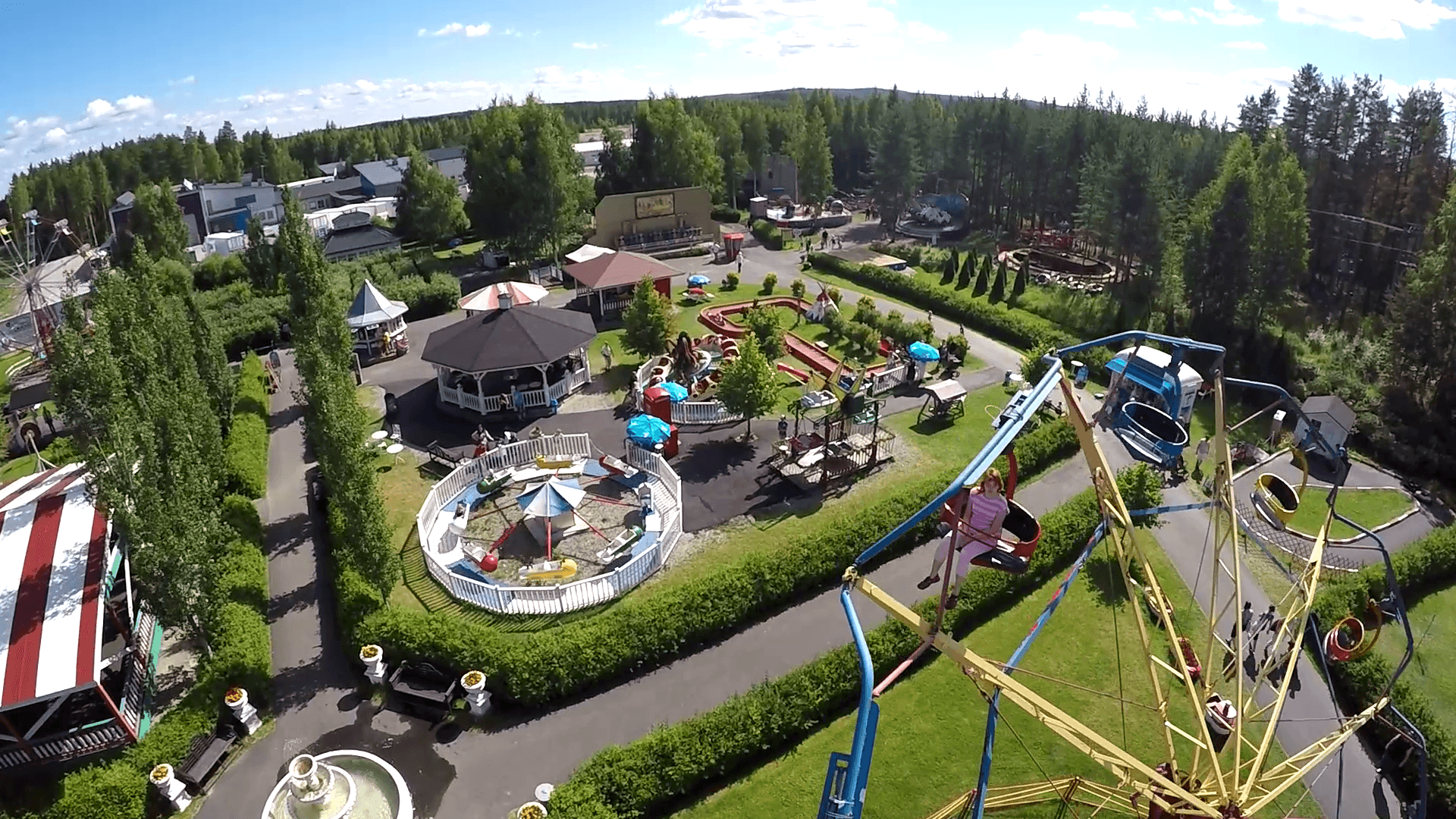 Nokkakiven huvipuisto ilmakuva